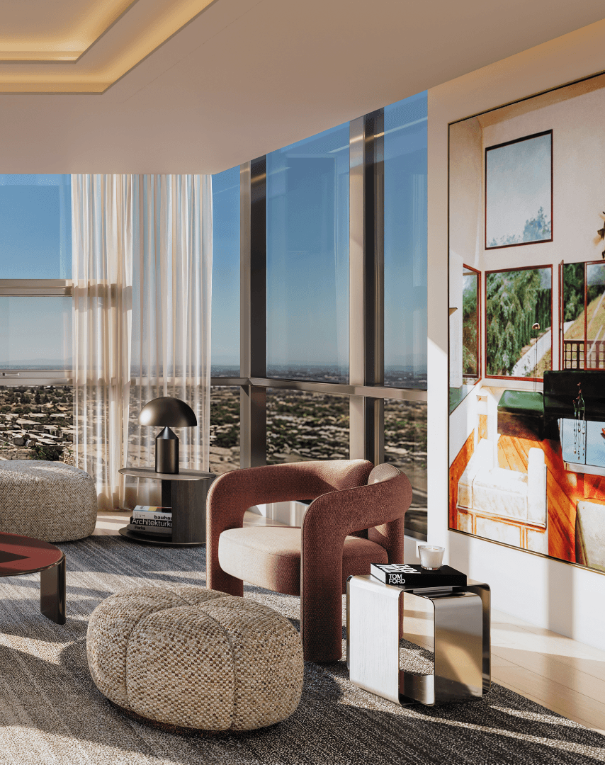 Skyline OC interior living room